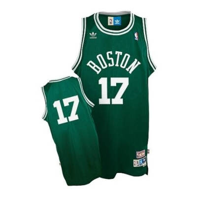  NBA Boston Celtics 17 John Havlicek Green Throwback Jersey